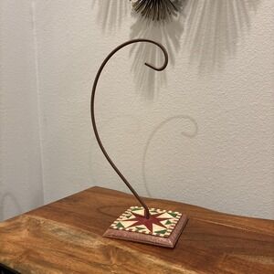 Jim Shore Enesco Heartwood Creek Ornament Hanger Holder Quilt Pattern EUC